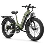 Aipas M1 Pro Electric Bike, 1800W Peak Motor Electric Bike for Adults, 48V 17.5Ah, 26'' x 4.0'' Fat Tire Electric Mountain Bike, Ebike with 85 Miles, 36MPH, 7 Speed 110Nm and Dual Suspension