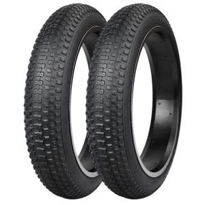 2 Unit-20x3.0 E-Bike Fat Tire-76-406 Robust,High-Performance 20inch Fat BikeTyre for MTB and Ebikes,Durable All-Terrain Directional Knobby Tread,Superior for Street & Trail Adventures