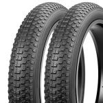 2 Unit-20x3.0 E-Bike Fat Tire-76-406 Robust,High-Performance 20inch Fat BikeTyre for MTB and Ebikes,Durable All-Terrain Directional Knobby Tread,Superior for Street & Trail Adventures
