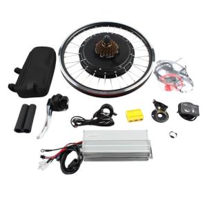 Bepritm Wheel E-Bike Conversion Kit, 20" Wheel E-Bike Hub Motor Kit with 30A Controller & LED Display & Waterproof Wiring, Electric Bike Conversion Kits for Most Bicycles
