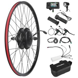 26 inch/700C Rear Wheel Ebike Conversion Kit – 48V 1000W Motor, 80 N.m Torque, Max Speed 28 MPH, O.L.D 140 mm