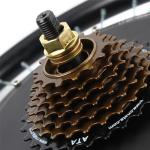 Bepritm Wheel E-Bike Conversion Kit, 20" Wheel E-Bike Hub Motor Kit with 30A Controller & LED Display & Waterproof Wiring, Electric Bike Conversion Kits for Most Bicycles