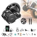 BAFANG Mid Drive Kit 1000W BBS-HD Electric Bike Conversion Kit 48V 52V Ebike Conversion Kit for 68-73/100/120MM Mountain Bike Road Bike with Battery and Display(Optional)