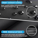 Adult Tricycle Cover/Electric Trike Cover, 600D Heavy Duty Oxford Cloth Tricycle Cover, UV Protection & Windproof, Waterproof Recumbent Trike Cover Replacement,includes 1 x adjustable Straps (Black)