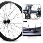 26" Fat Bike Front Wheel for Electric Bicycles 26in X4.0 Tire E-Bike Front Wheel Aluminum Alloy 36 Spokes Quick Release 9x135mm 6 Bolts Disc Brake Bike Wheel Weight 1665g for Snow Beach Tire Bicycles