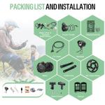 BAFANG Mid Drive Kit 1000W BBS-HD Electric Bike Conversion Kit 48V 52V Ebike Conversion Kit for 68-73/100/120MM Mountain Bike Road Bike with Battery and Display(Optional)