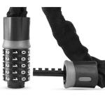 Bike Chain Lock 4.9ft Long 5 Digit Combination, Anti Theft Heavy Duty Keyless Bicycle Chain Lock, Security Resettable Bike Lock for Ebike, Scooter, Motorcycle, Door, Mountain Bikes