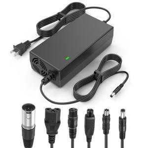 7-in-1 Universal Charger | 48 Volt Battery Charger & 54.6V 2A Output | Fast Charging for 13S Li-ion, Scooter Batteries | Overload/Short-Circuit Protection