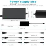 7-in-1 Universal Charger | 48 Volt Battery Charger & 54.6V 2A Output | Fast Charging for 13S Li-ion, Scooter Batteries | Overload/Short-Circuit Protection