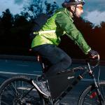 FLASLD Fireproof Ebike Frame Triangle Bag Battery Hanging Bag, Ebike Battery Bag, Electric Bike Bicycle Saddlebag, Storage Ebike Bag -15x13x10x3inch