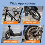 Febabilo Bike Locks Heavy Duty Anti Theft,4 Digit Combination Ebike u Lock with Cut-Proof Security 4FT x 8mm Chain,Combo Large U Shape Lock for Motorcycle,Scooter,Bicycle,Electric,Moped