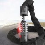 Bike Chain Lock 4.9ft Long 5 Digit Combination, Anti Theft Heavy Duty Keyless Bicycle Chain Lock, Security Resettable Bike Lock for Ebike, Scooter, Motorcycle, Door, Mountain Bikes