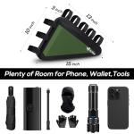 FLASLD Fireproof Ebike Frame Triangle Bag Battery Hanging Bag, Ebike Battery Bag, Electric Bike Bicycle Saddlebag, Storage Ebike Bag -15x13x10x3inch