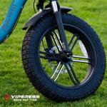 HEB VIPERESS 20x4.0 Fat Tire - Puncture Resistant Ebike Tires, 20x4 Fat Bike Tire for Electric Bike, MTB, Heavy Duty, All Terrain Tire for Street/Trail Riding - Qty 2