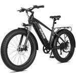 ACTBEST Ranger Electric Bike for Adults,26"*4"Fat Tire Electric Mountain Bike with Peak 1400W Motor,Up to 65 Miles,624Wh Removable Built-in Battery Electric Bicycle,7-Speed Fork Suspension Ebikes,BFR