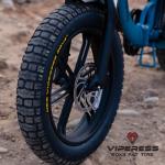 HEB VIPERESS 20x4.0 Fat Tire - Puncture Resistant Ebike Tires, 20x4 Fat Bike Tire for Electric Bike, MTB, Heavy Duty, All Terrain Tire for Street/Trail Riding - Qty 2
