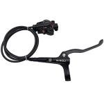 WIROJ Mountain Bike Hydraulic Disc Brake Set, Front & Rear Disc Brake Kit Fit Bicycle MTB XC Trail, e-Bike, Fat Bike, Upgrade kit for Mechanical Disc Brake (Black - Left Front & Right Back)