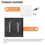 NEWBOLER E Bike Battery Cover - Cold, Dust and Waterproof E-Bike Battery Protector Accessory for Battery Heating and Increased Range for Batteries with a circumference of 8.66-17.5 in