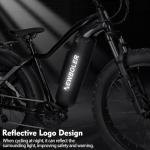 NEWBOLER E Bike Battery Cover - Cold, Dust and Waterproof E-Bike Battery Protector Accessory for Battery Heating and Increased Range for Batteries with a circumference of 8.66-17.5 in