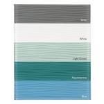 Lovdeco Light Green Water Wave Glass Subway Tile, 3 x 12 Inch, 4 Sq Ft, Backsplash for Bathroom Kitchen Wall, 16-Pack