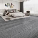 18 Sq. Ft Floor Tiles Peel and Stick Vinyl Floor 36 x 6 inch Luxury Self Adhesive Waterproof Flooring Planks DIY for Kitchen, Living Room, Shops, RV, Wood Look Plank, 12-Pack, Deep Gray