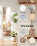 PIUDOC 12" x 12" 4Pcs Full Length Wall Mirror Tiles, Frameless Wall Mounted Mirror Glass Wall Peel and Stick Mirror for Home Gym, Door, Bedroom, Living Room (12" x 12"-4PCS)
