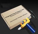 Szliyands Glass Tile Cutter, New Design 2 in 1 Glass Cutting Tool with Extra 6 Cutter Blades Glass Tile Cutter for Glass, Mirror, Ceramic Tile, Glazed Tiles