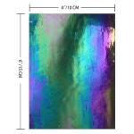 ILLUCKAI12 Sheets Iridescent Stained Glass Sheet, 4 x 6 inch Rainbow Iridized Glass Mosaic Tiles for Crafts, Stained Glass Supplies for Art Glass Projects and Mosaics