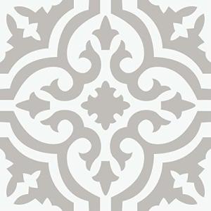 FloorPops FP3895 Emilia Peel & Stick Floor Tiles, Neutral