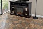 Majestic Self Adhesive 18-Inch Square Vinyl Floor Tiles, 10 Tiles - 18" x 18", Rustic Copper Slate Pattern - Peel & Stick, DIY Flooring for Kitchen, Dining Room & Bathrooms by Achim Home Decor
