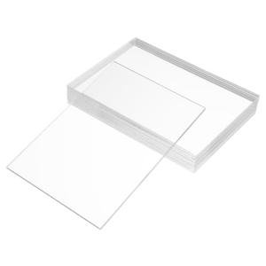 KAITELA Pack of 10 Clear Acrylic Sheet 5" x 7" Cast Plexiglass Panel 1/8" Thick (3mm) Transparent Plastic Board for Sign, Craft, Display Projects, Laser Cutting, Engraving, Painting