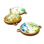 90PCS Clear Round Glass Cabochons Dome Tiles, 12MM Flat Back Clear Dome Cabochons Set for DIY Craft Photo Charms, Cameo Pendants, Rings, Necklace and Jewelry Making