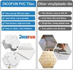 DICOFUN 10-Sheet Hexagon Tile Peel and Stick Backsplash, White Marble Look PVC Mixed Silver Metal Mosaic Tiles for Kitchen and Bathroom
