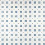 MSI Azula Hatchwork 12 in. x 12 in. Geometric Squares Polished Marble Mesh-Mounted Mosaic Wall Tile for Bathroom, Floor Tile and Kitchen Backsplash, White, Blue