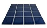 Tenedos 5 sq.ft. Navy Blue 3x3 Inches Porcelain Tile – Polished Square Mosaic for Swimming Pools, Spas, Showers, Kitchen Countertops, Bathroom Walls & Backsplash