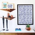 Quancru 121 Pcs Ceramic Mosaic Tiles Celadon Square 1 inch Small Tiles Blue and White Porcelain Tiles DIY Home Decor Wall Craft Indoor Outdoor Floor