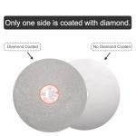 uxcell Diamond Sanding Grinding Disc, 8-Inch (200mm) Grit 240 1" Arbor Hole, Flat Lap Disk Polishing Discs Abrasive Wheel for Gemstone Tile Porcelain Glass Stone Metal