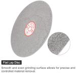 uxcell Diamond Sanding Grinding Disc, 8-Inch (200mm) Grit 240 1" Arbor Hole, Flat Lap Disk Polishing Discs Abrasive Wheel for Gemstone Tile Porcelain Glass Stone Metal