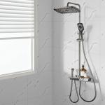 Vieshful 20pcs Peel and Stick Backsplash Tile，12"x12" Self Adhesive Marble Tile for Wall, PVC Waterproof Shower Wall Panels, Back Splash Stick on Tiles for Kitchen Bathroom Living Room (Not Real Tile)