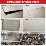 Globalcom Heavy Duty Construction Adhesive, Tile and Stone Marble Granite Wood Floor Adhesive, Gap Filling and Waterproof - 5.3 oz White