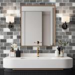 Art3d Peel and Stick Granite Wall Tiles – 12"x12" Thicker Design Backsplash, Self-Adhesive Tile for Kitchen & Bathroom Decor