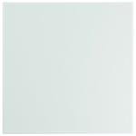 Merola Tile Triplex White 7-3/4" x 7-3/4" Ceramic Wall Tile Sample