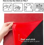 KASARO Peel and Stick Marble Tiles, Self-Adhesive Aluminum Wall Tile Stick on Bathroom, Fireplace, RV, Marble Beige with Vintage Golden Embellished Stripes, 10-Sheet