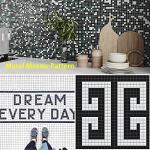 Wq Warmqing Mural Mosaic Tiles for Crafts Bulk, 200g White Mosaic Glass Pieces for Decor Mosaic Outdoor Side Table,Mosaic Kits Supplies(White)