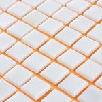 Wq Warmqing Mural Mosaic Tiles for Crafts Bulk, 200g White Mosaic Glass Pieces for Decor Mosaic Outdoor Side Table,Mosaic Kits Supplies(White)
