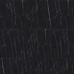 LUCiDA SURFACES Luxury Vinyl Flooring Tiles-Interlocking Flooring for DIY Installation-8 Stone-Look Planks-Nero Marquina-TerraCore-16 Sq. Feet, Box of 8 Tiles