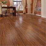 MIRUO SPC Vinyl Plank Flooring 9 Pieces Easy DIY Luxury Vinyl Flooring Tiles Wood Look Water Proof Surface Rigid Core Dark Brown 48 * 7 * 0.2 inch