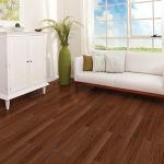 MIRUO SPC Vinyl Plank Flooring 9 Pieces Easy DIY Luxury Vinyl Flooring Tiles Wood Look Water Proof Surface Rigid Core Dark Brown 48 * 7 * 0.2 inch