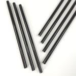 Jusmioke Black 15 Pack Marble Pencil Tile, 0.5"X12" Polished Marble Tile Edge Trim for Kitchen Backsplash, Bathroom and Shower Walls (15)