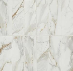 MSI Calacatta Gold 4x12 In. Subway Matte Porcelain Floor and Wall Tile for Kitchen Backsplash, Bathroom, Accent Wall, Shower